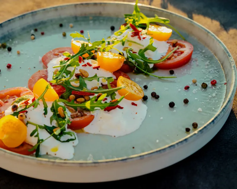 Burrata Tomatenvariation