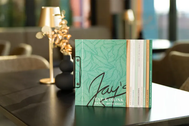 Jays Getränke und Speisekarte Eat and Drink